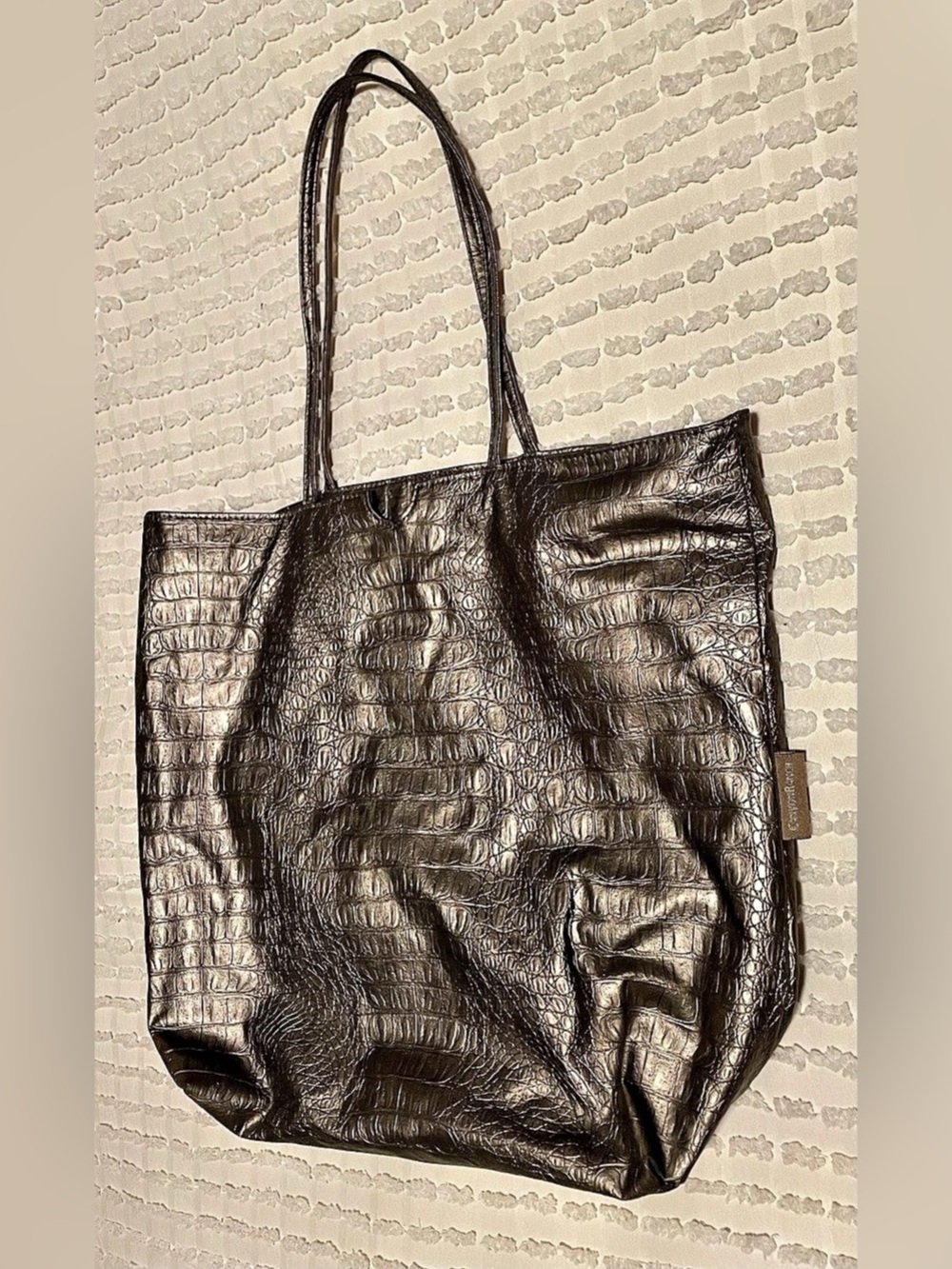 Canyon Ranch Croc-Embossed Medium Tote - Picture 2 of 5